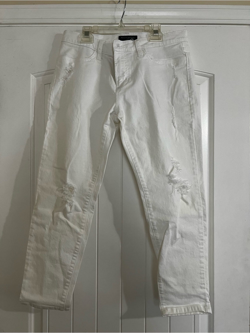 Banana Republic White Stretch Legging Jeans